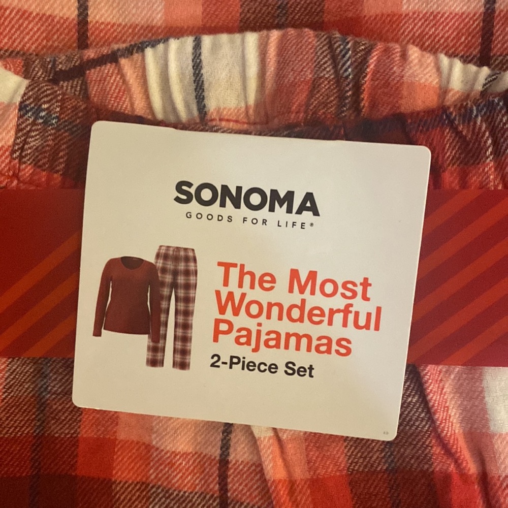 Sonoma The Most Wonderful Pajamas 2-Piece Set (M) - Picture 3 of 8